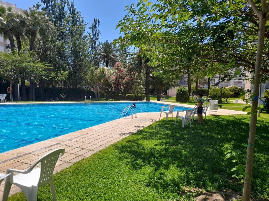 Apartamento Con Piscina Y Zonas Comunes Playa de Gandía Exterior foto